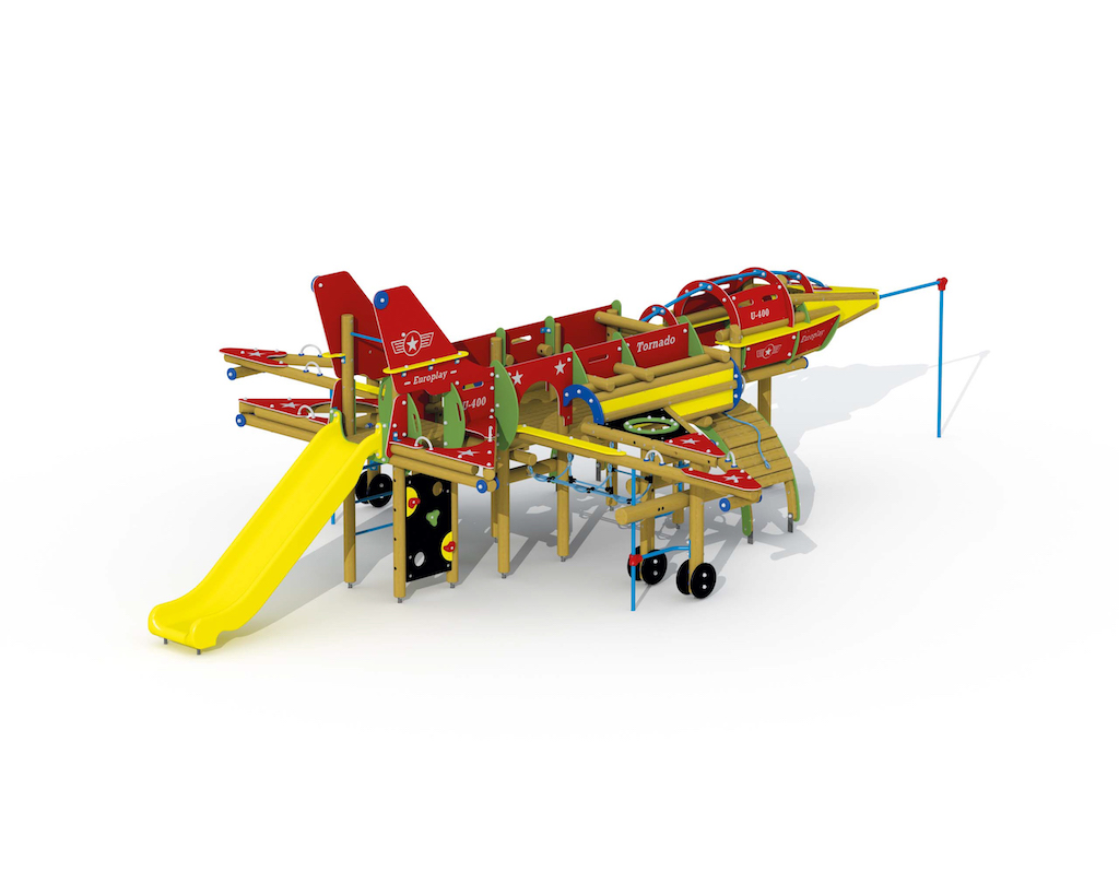 Avion de chasse (glissi&egrave;re en plastique)