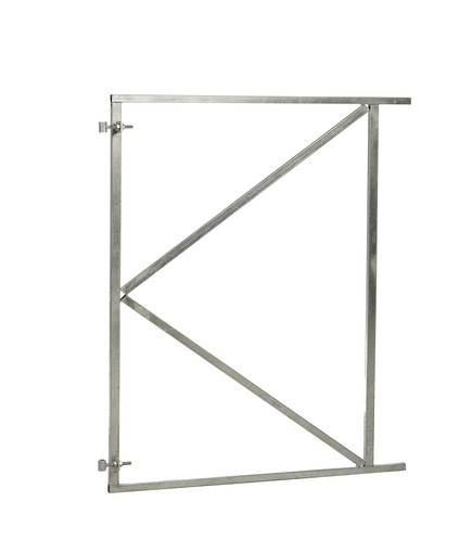 <BIG> <B> Cadre de portail en acier r&eacute;glable galvanis&eacute; &agrave; chaud 100 x 100 cm. </B> </BIG>