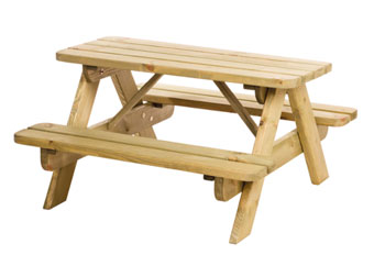 <BIG><B>KING ® Bjorn Table de pique-nique pour enfants (90cm) (6 TABLES)</B></BIG>