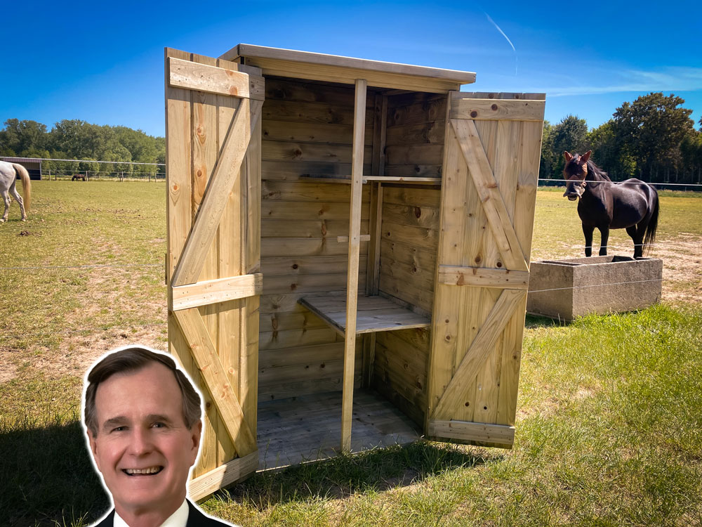 <BIG><B>Armoire de jardin Bush (99 x 72 x 182 cm)</B></BIG>