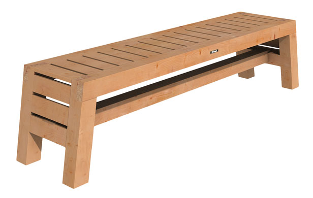 <BIG><B>Banc Riva en Douglas 200 cm</B></BIG>