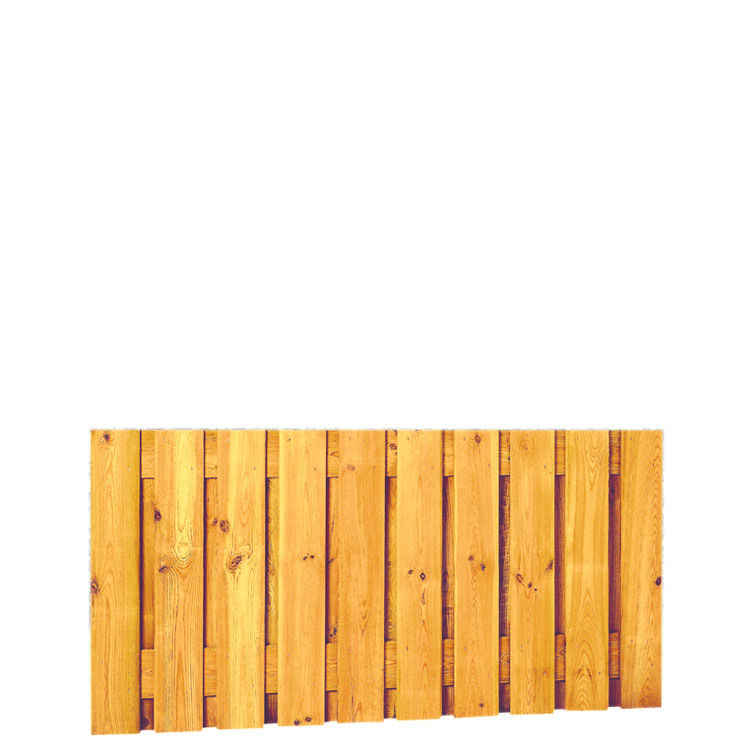 &Eacute;cran d'&eacute;tag&egrave;re | Bois de pin | rabot&eacute; | 21 planches de 17 mm | 180 x 89 cm | droite verticale | vert impr&eacute;gn&eacute;