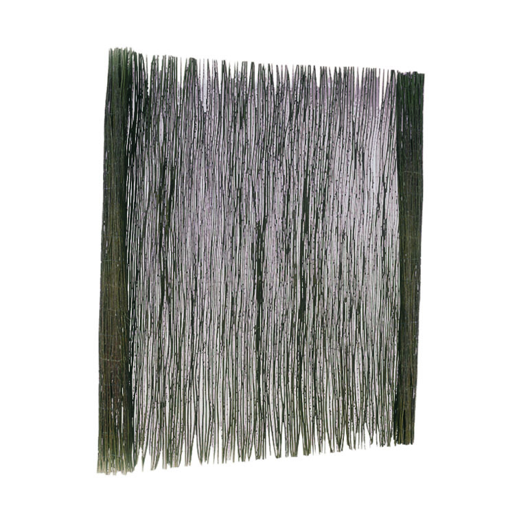 Tapis de saule | saule | 1 tige &eacute;paisse | fil d'acier tress&eacute; 100 x 200 cm | Horizontale, Verticale | Fil d'acier
