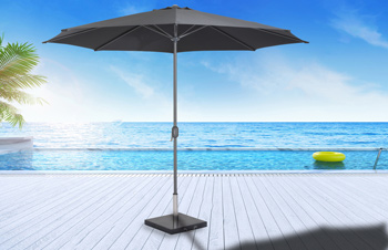 <BIG><B>Parasol Salou antraciet, Ø3m</B></BIG>