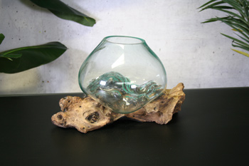 <BIG><B>Vase de d&eacute;coration en verre Sofie</B></BIG>