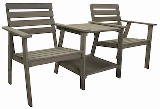 <BIG><B>Banc Rom&eacute;o gris FSC 100%</B></BIG>