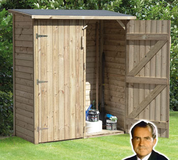 <BIG><B>Armoire de jardin Nixon (152 x 73 x 170/182 cm)</B></BIG>
