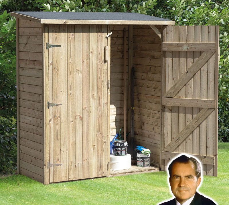 <BIG><B>Armoire de jardin Nixon (152 x 73 x 170/182 cm)</B></BIG>