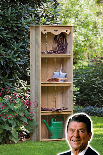 <BIG><B>Armoire de jardin Reagan (60 x 30 x 182 cm)</B></BIG>